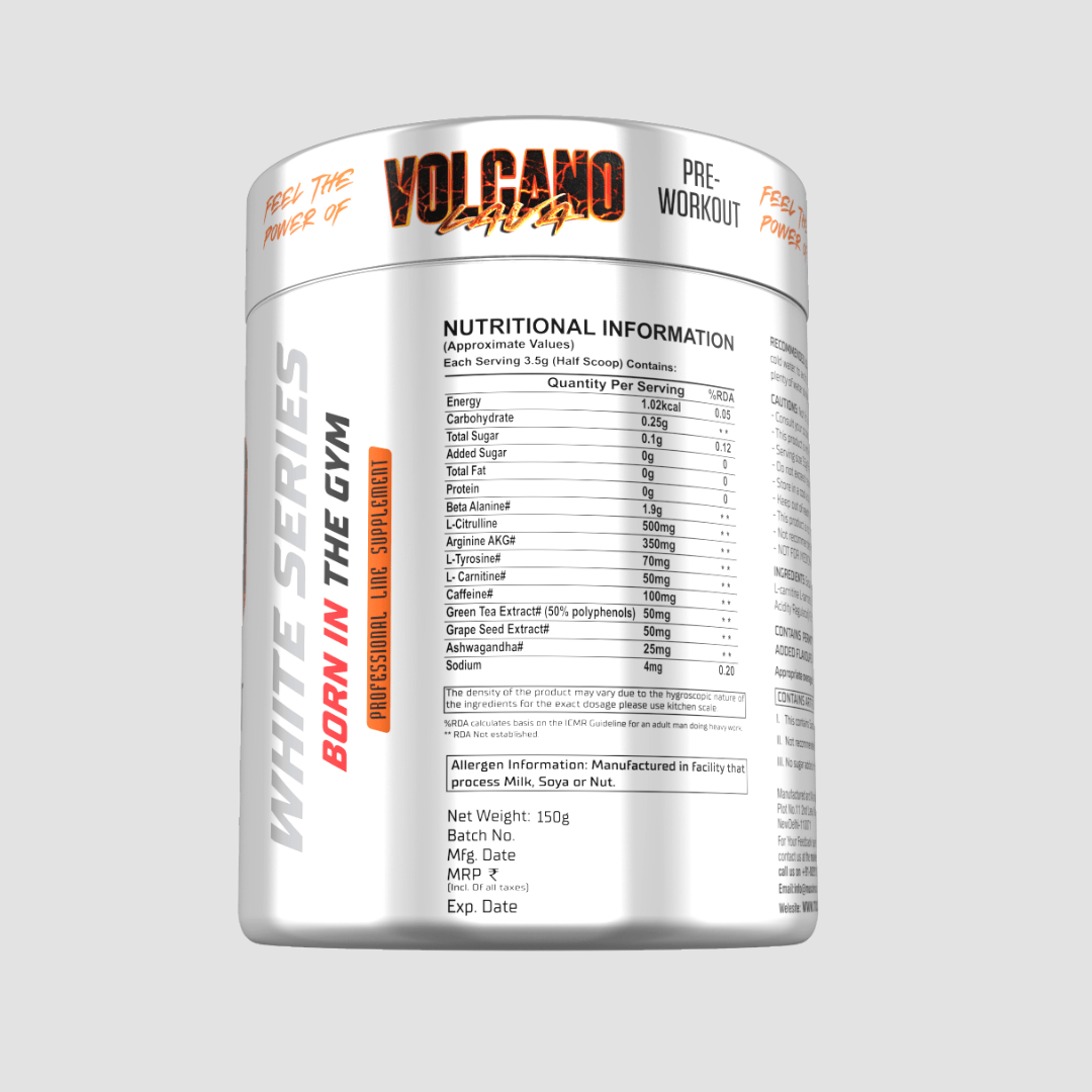 Volcano Lava 4 – White ( Super Oats Free )