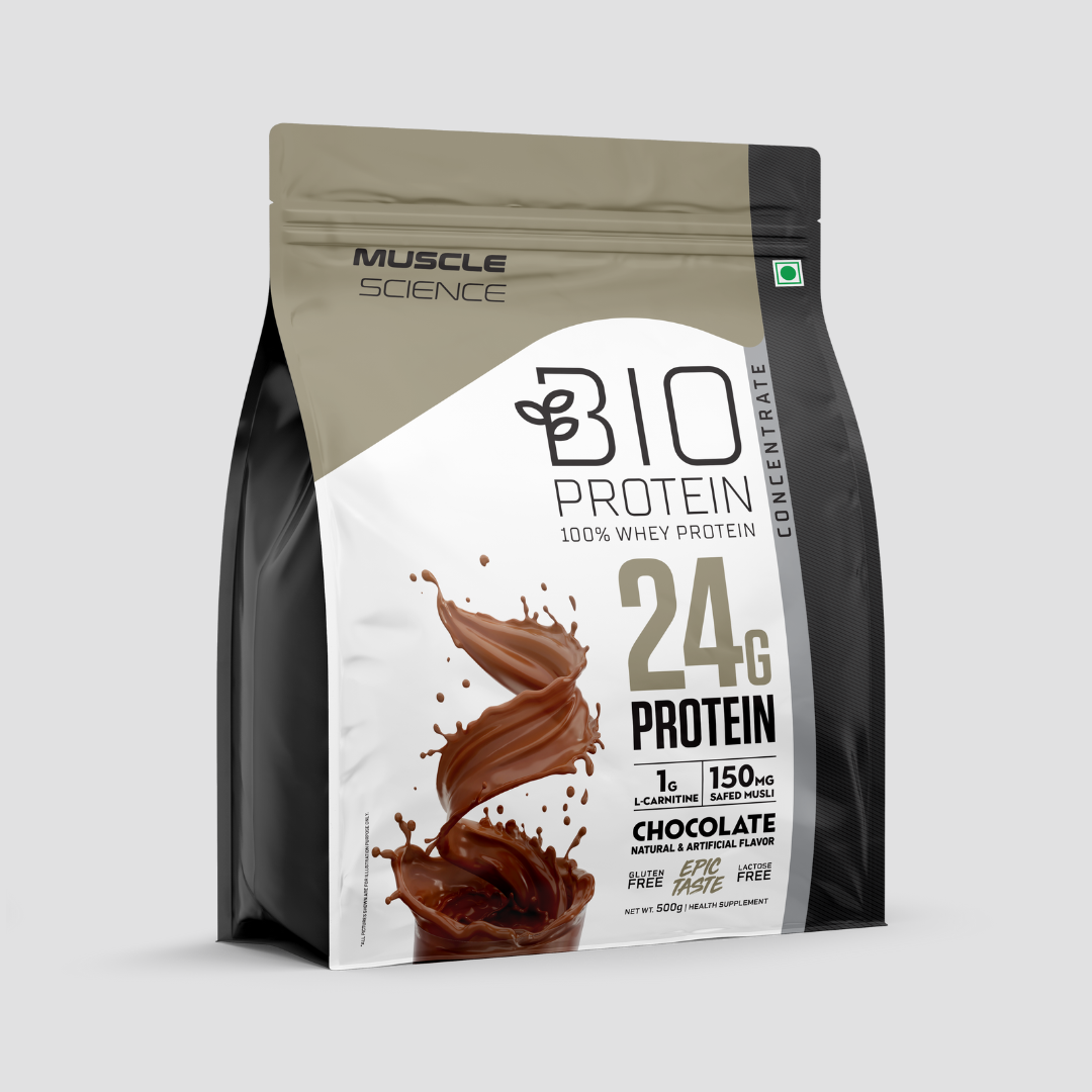 BIO Concentrate Protein | 100% Whey Protein | Buy 1 (500) Gram Get 1 (500) Gram Free