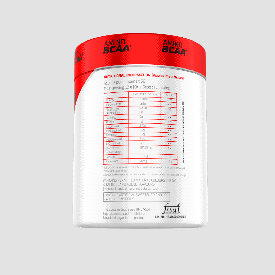 AMINO BCAA (BCAA + GLUTAMINE + CITRULLINE) – 30 SERVINGS