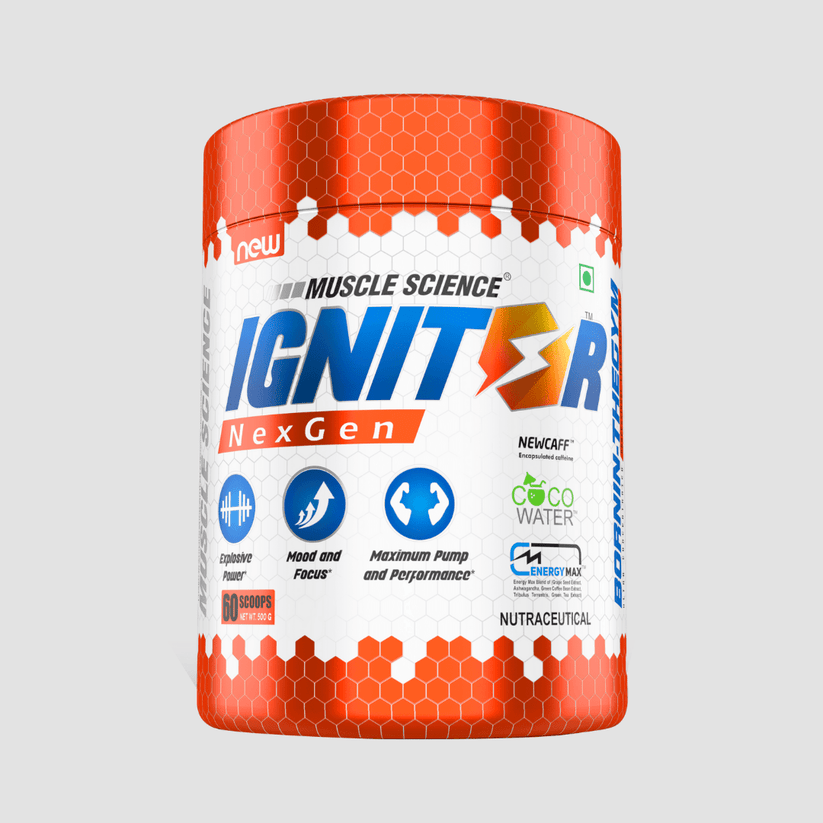 IGNITOR Nexgen (PRE WORKOUT) 60 SERVING Muscle Science