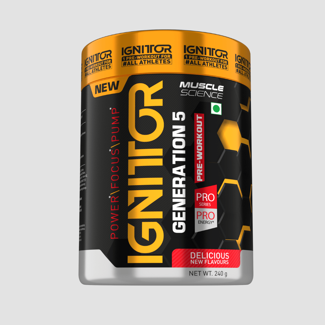 IGNITOR Gen 5 Pre Workout ( Free Shaker )