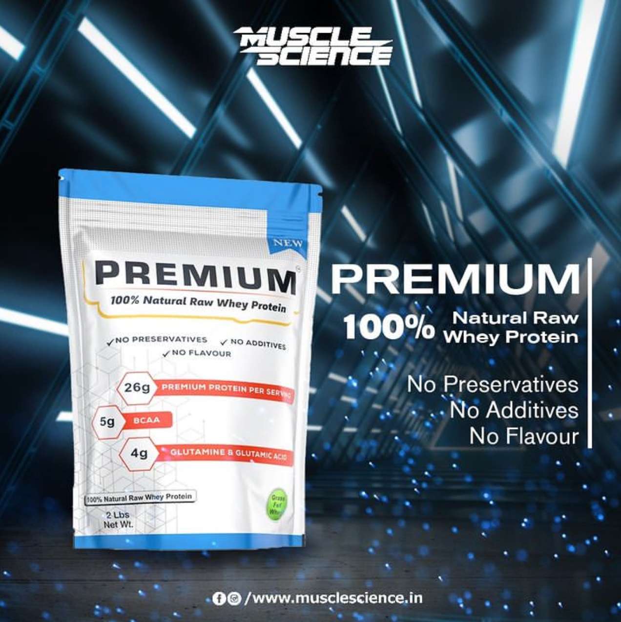 PREMIUM RAW PROTEIN – 2 LBS