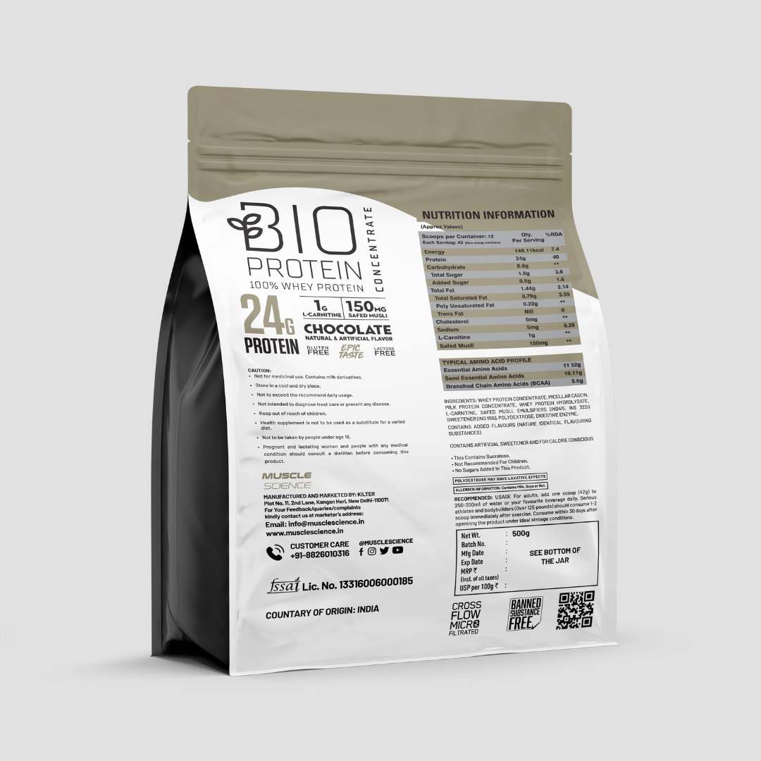 BIO Concentrate Protein | 100% Whey Protein | Buy 2 Get 1 Free