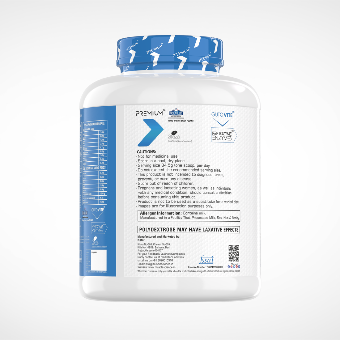 Premium WPI 90 - Pure Whey Protein Isolate for Maximum Performance