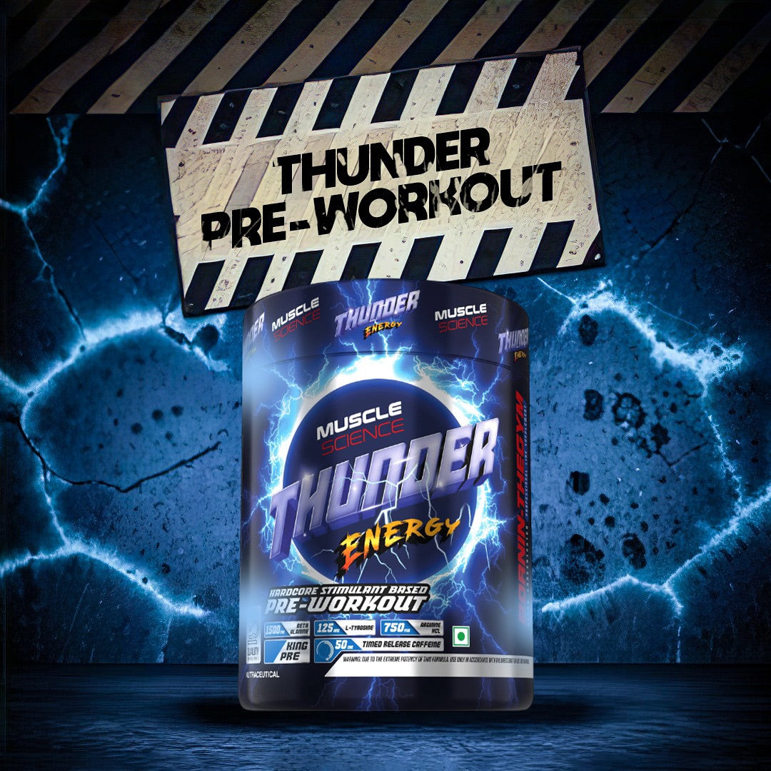 THUNDER ENERGY – HARDWORK STIMULANT BASED PRE-WORKOUT